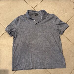 Charles Tyrwhitt Men's blue Polo Shirt XL